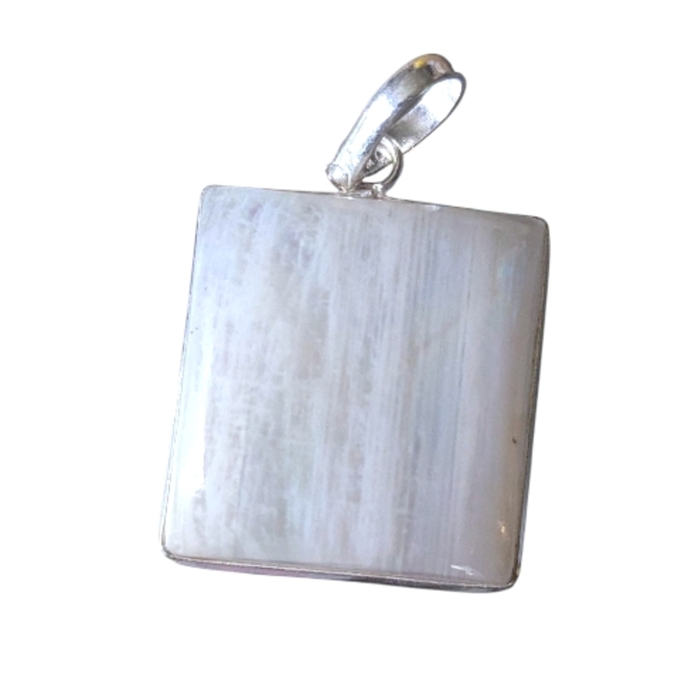 Square Moonstone Pendant